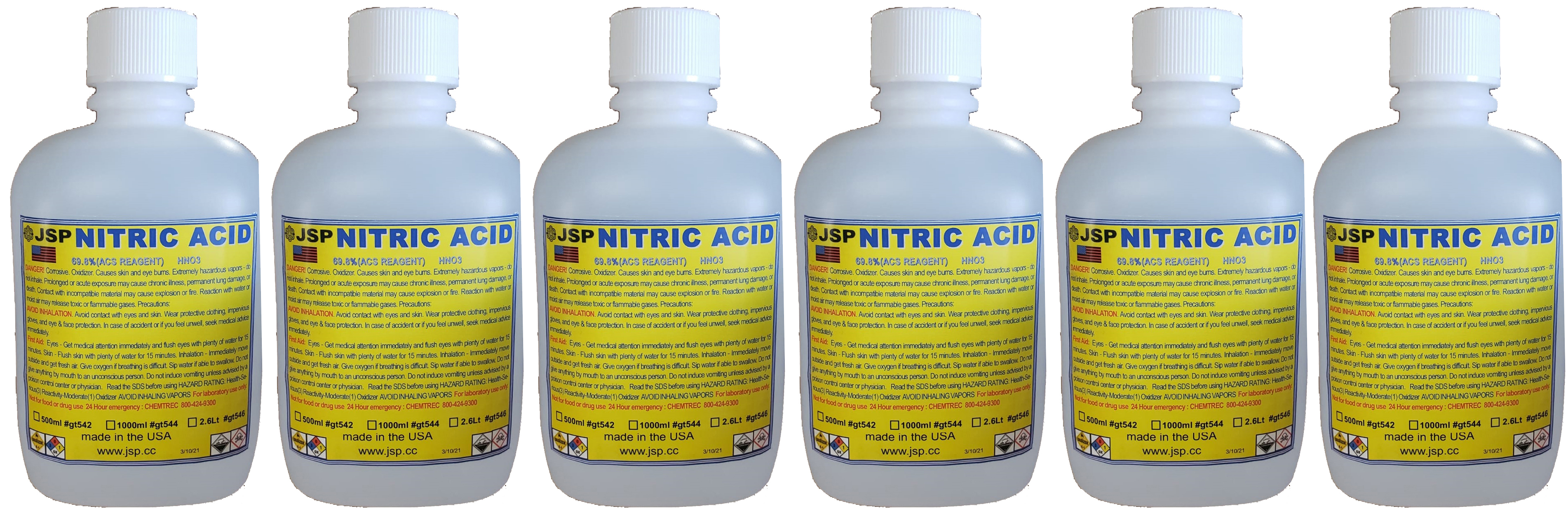 NITRIC ACID 1 Liter (33.8oz) 67%